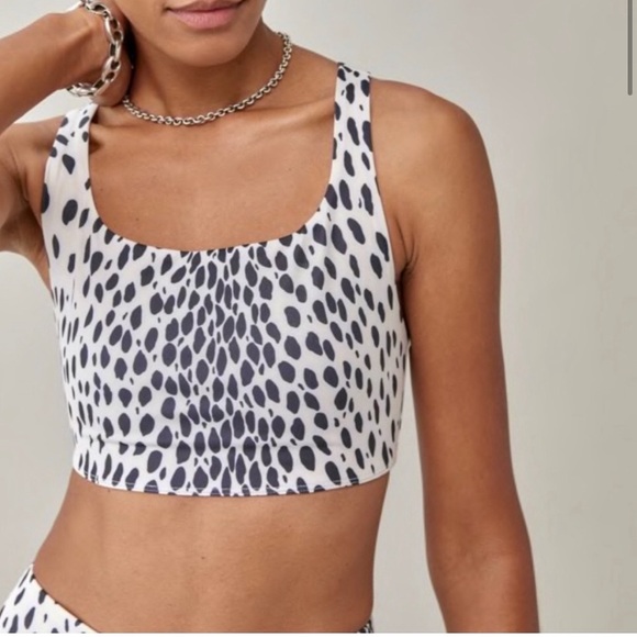 NWOT Gorgeous Reformation Cheetah Ecomove Bra - Picture 1 of 5
